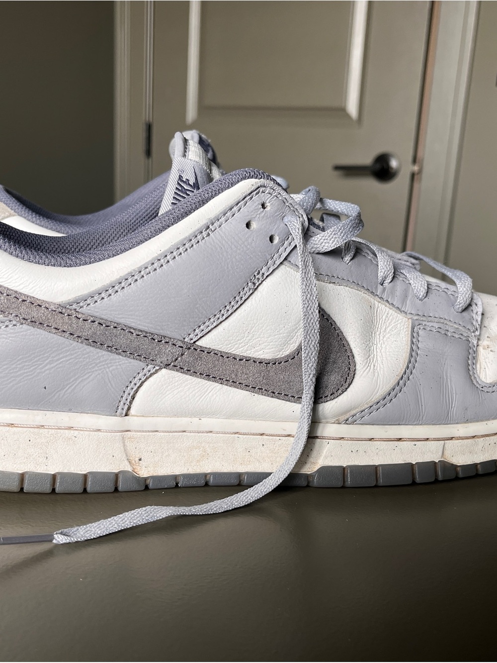 Nike Low-Top Sneakers in Light Blue and White